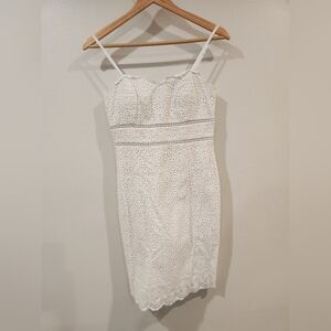 Lilly Pulitzer White Eyelet Mini Dress